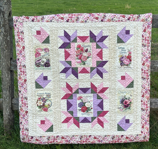 Vintage Florals Quilt Kit