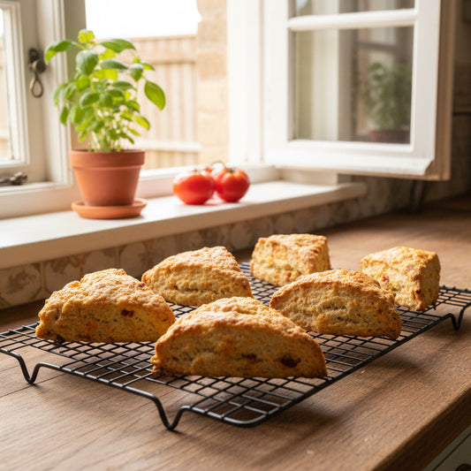 Tomato and Cheddar Scones