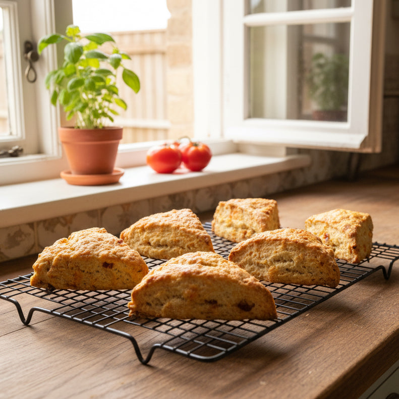 Tomato and Cheddar Scones