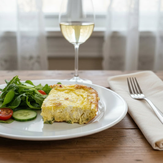 Asparagus & Goat Cheese Frittata Bake