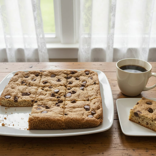 Air Fryer Chocolate Chip Cookie Bars