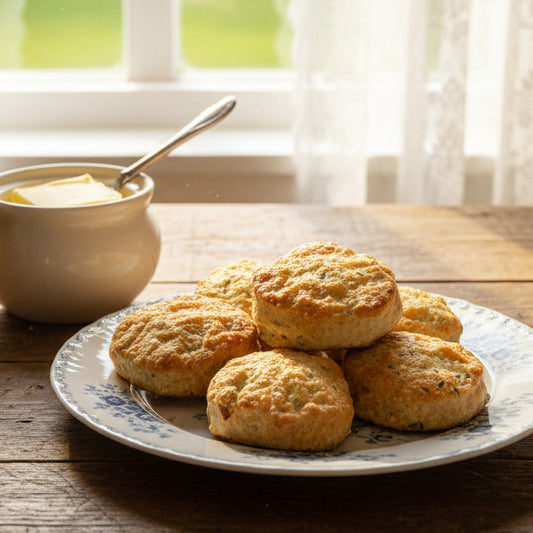 Olive Oil, Rosemary & Sea Salt Biscuits
