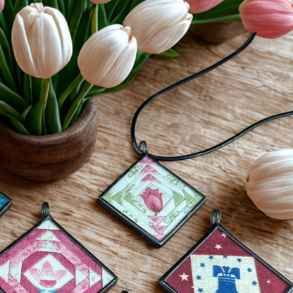 Quilt Pendant Chains