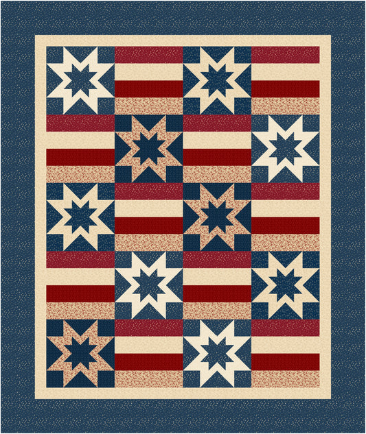 Honor and Glory for Quilts of Valor Pattern
