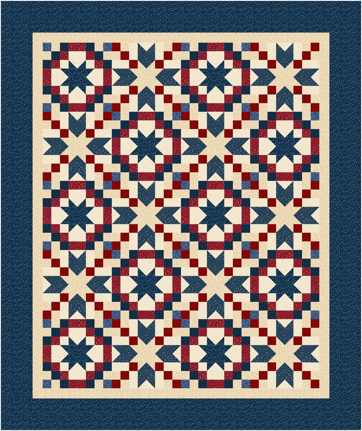 Lady Liberty Quilt Pattern | Twin & Queen Sizes – Tulip Cottage Quilts