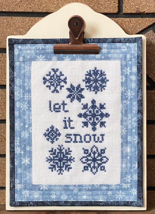 Let It Snow Clipboard Pattern