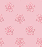 Pink floral pattern on a pink background