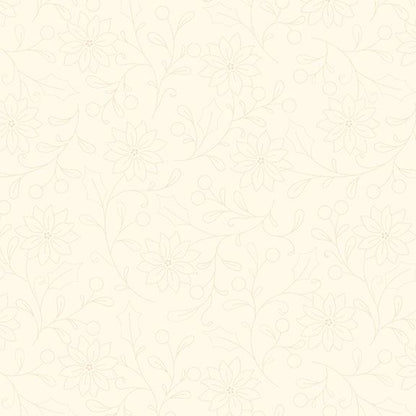 Beige fabric with subtle leaf pattern