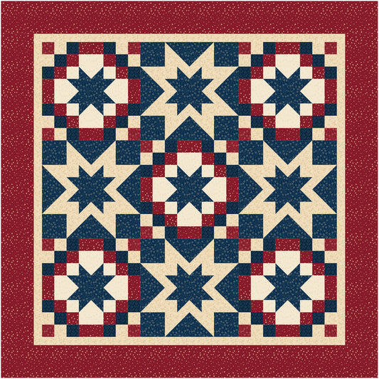 Stars and Bunting Pattern