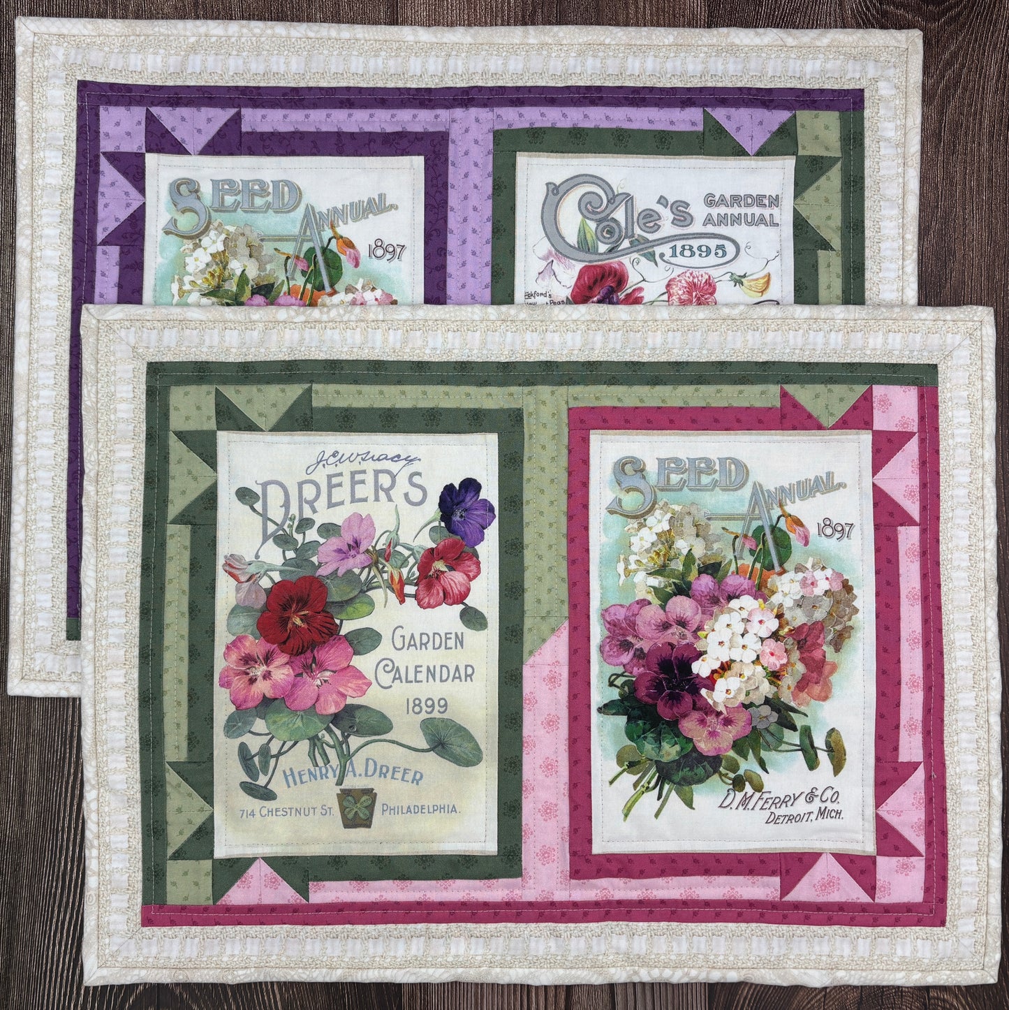 Vintage Lace Placemat and Napkin Set Pattern